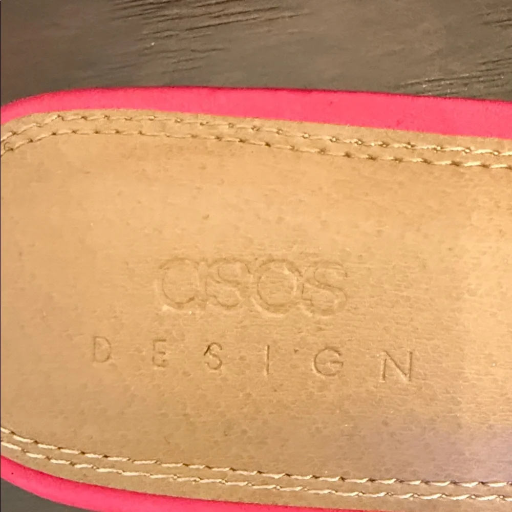 ASOS Fuchsia Bow Mules - Picture 4 of 7